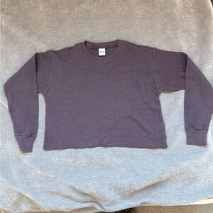 Aritzia Women's Long Sleeve Thermal in Purple